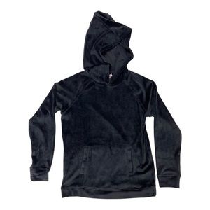 3/$18 32 Degree Heat Hoodie With Hood Velour Black Top Size M